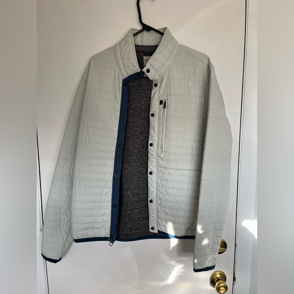 Relwen Windzip Jacket in Chalk